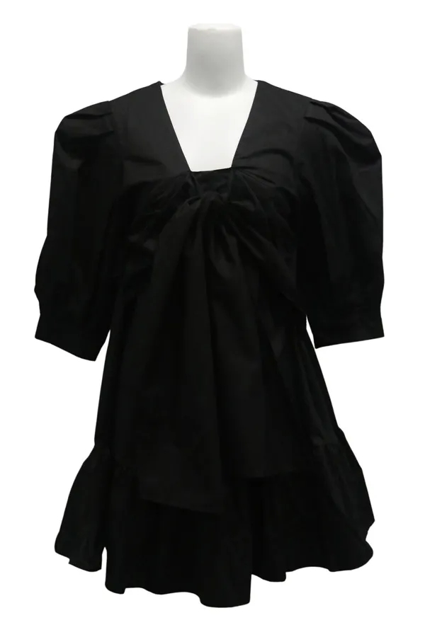 Puff Sleeve Mini Dress