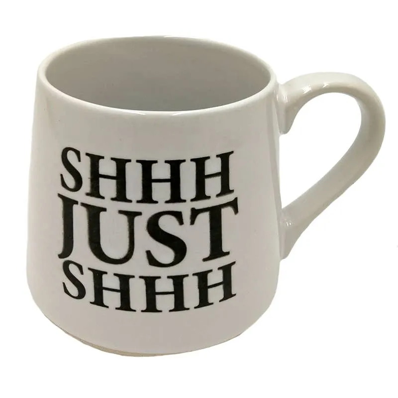 Quiet Please Fat Bottom Mug