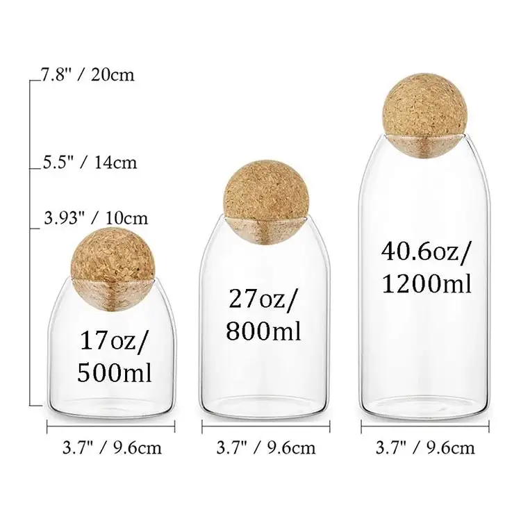 Ball Cork Pantry Jar