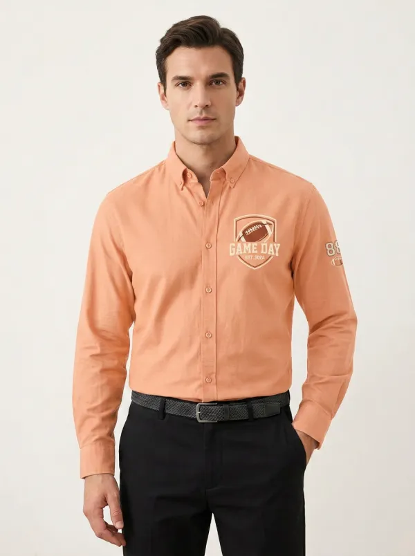 Football Graphic Casual Shirt