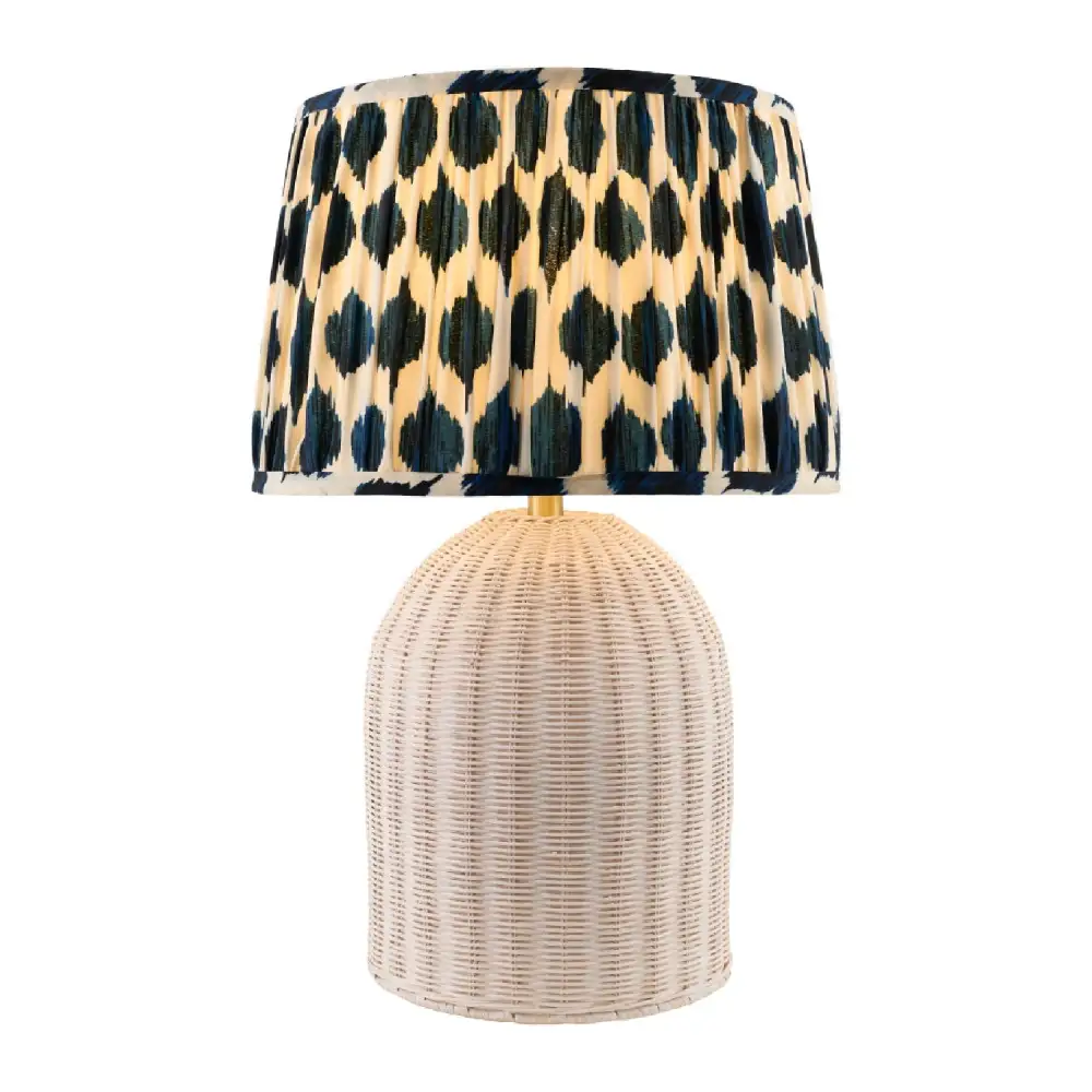 Metal Rattan Table Lamp