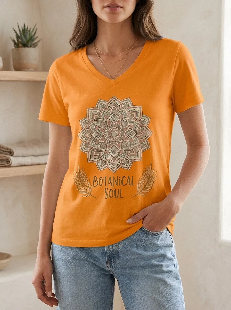 Botanical Soul Mandala T-Shirt