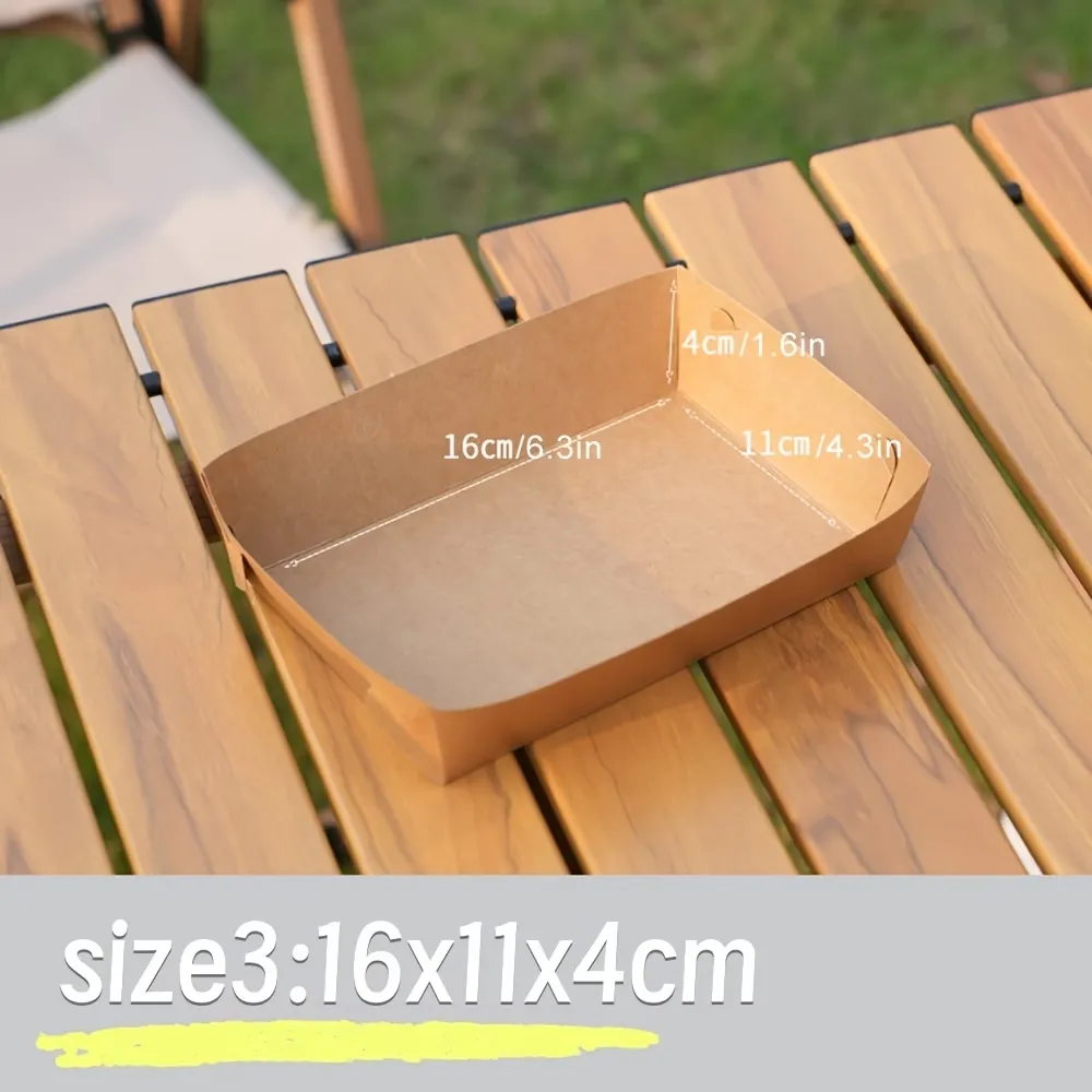 Kraft Paper Food Trays