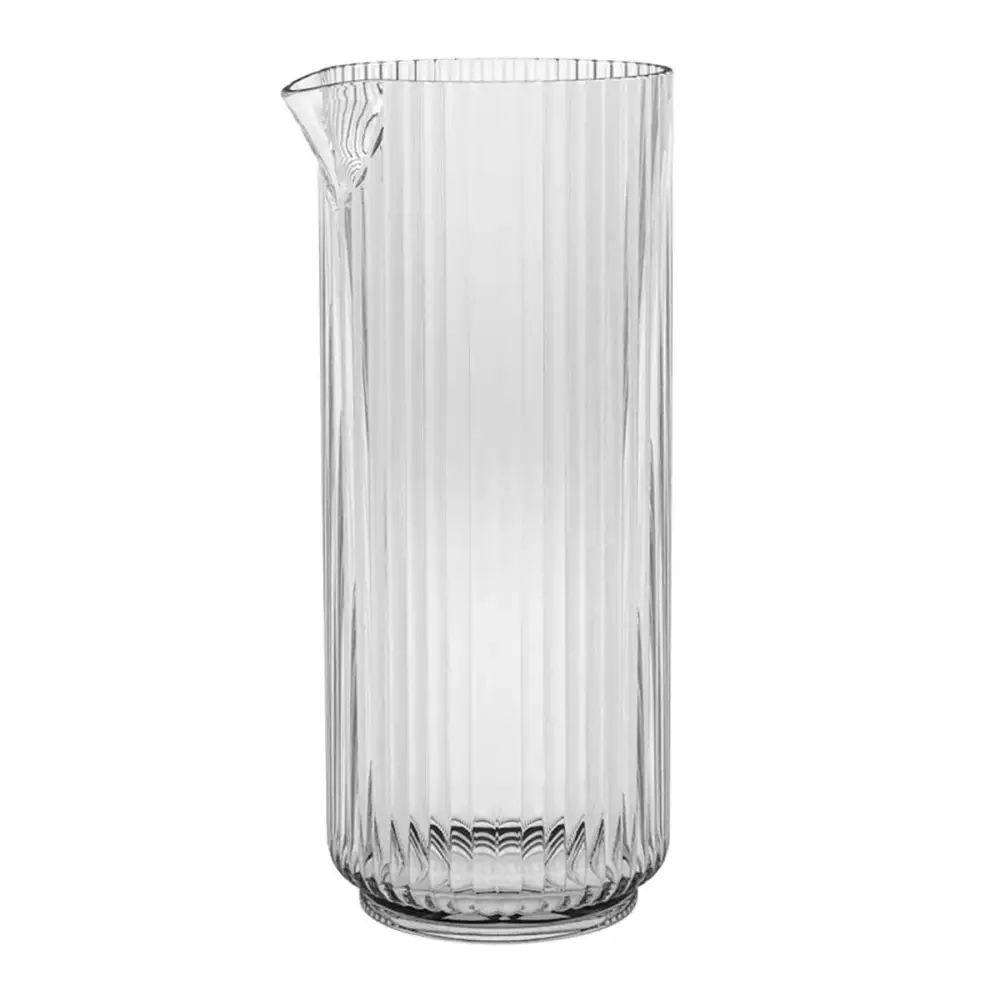 Acrylic Ribbed Drinks Pitcher