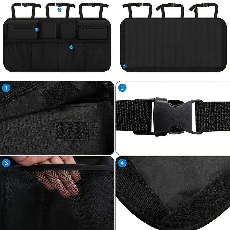 Large Car Trunk Storage Organizer