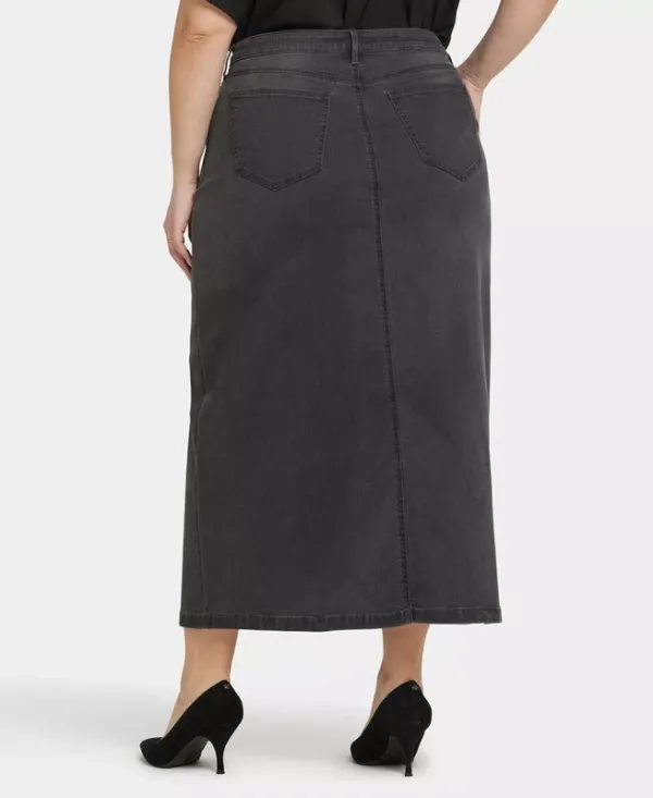 Cotton Five Pocket Zip Fly Skirt