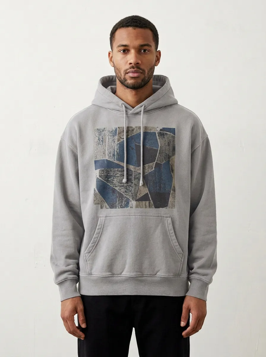 Abstract Geometric Hoodie