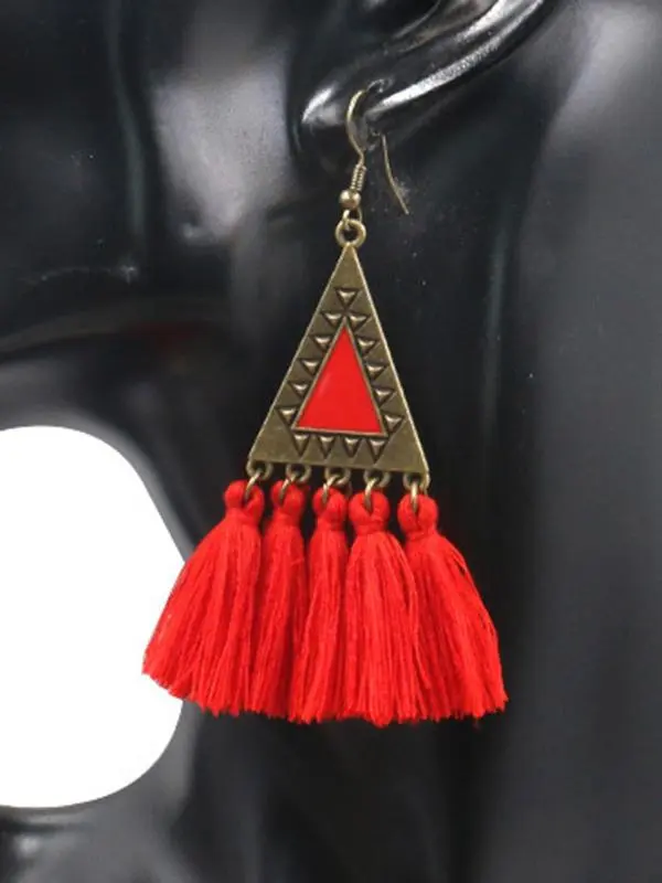 Polished Abstract Accent Earrings