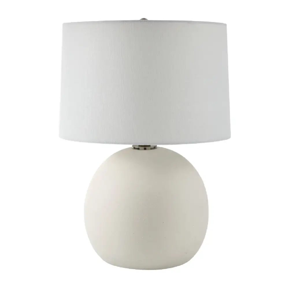 Refined Ceramic Sphere Table Lamp