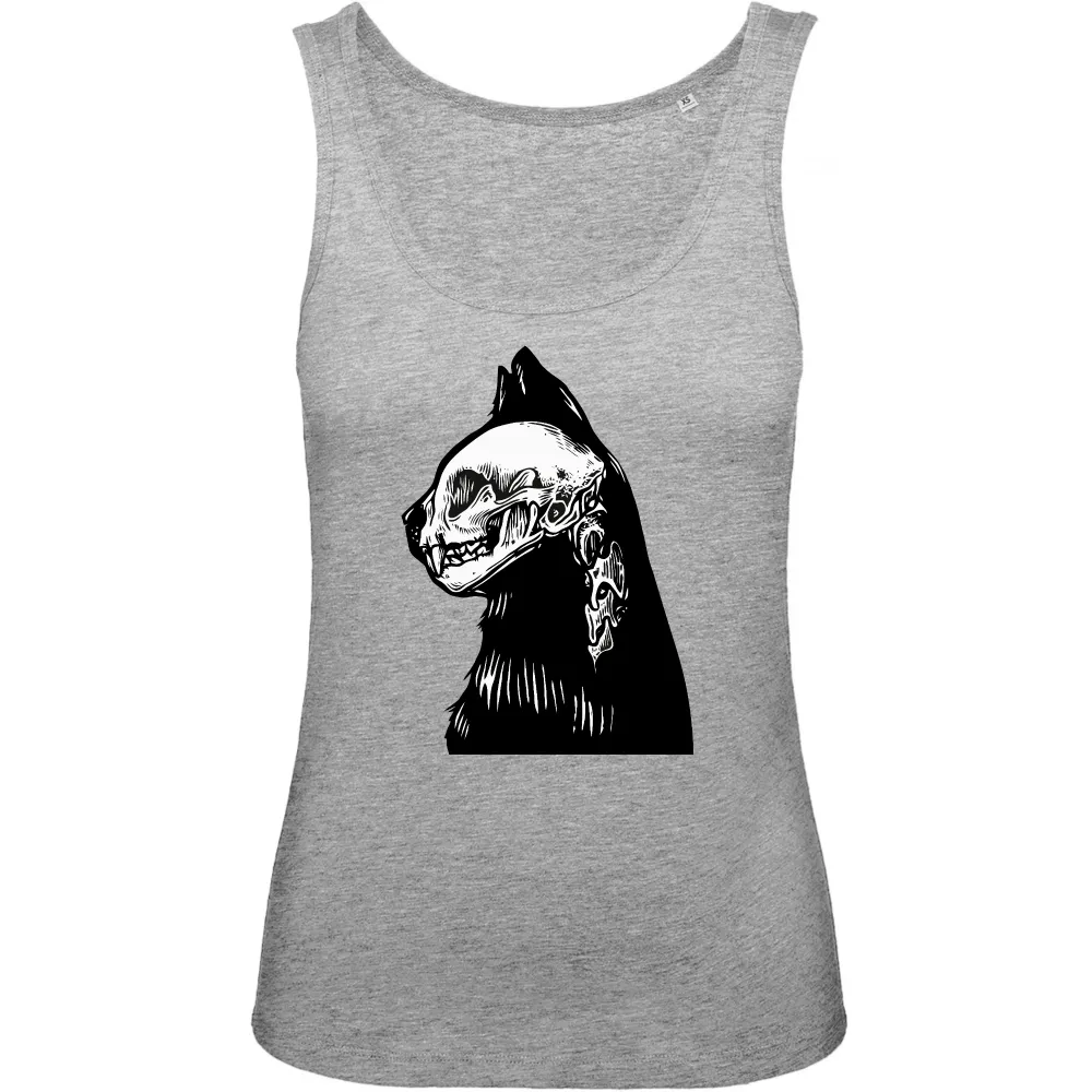 Skull Cat Graphic Tank