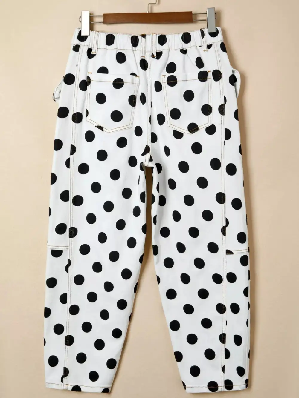 Polka Dot High Waist Jeans