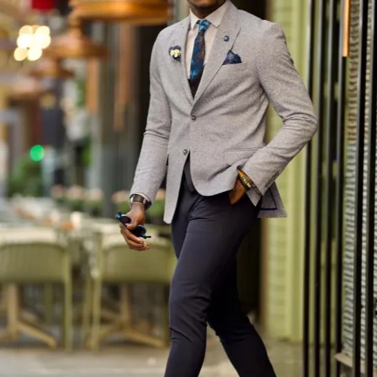Classic Slim Fit Cotton Blazer