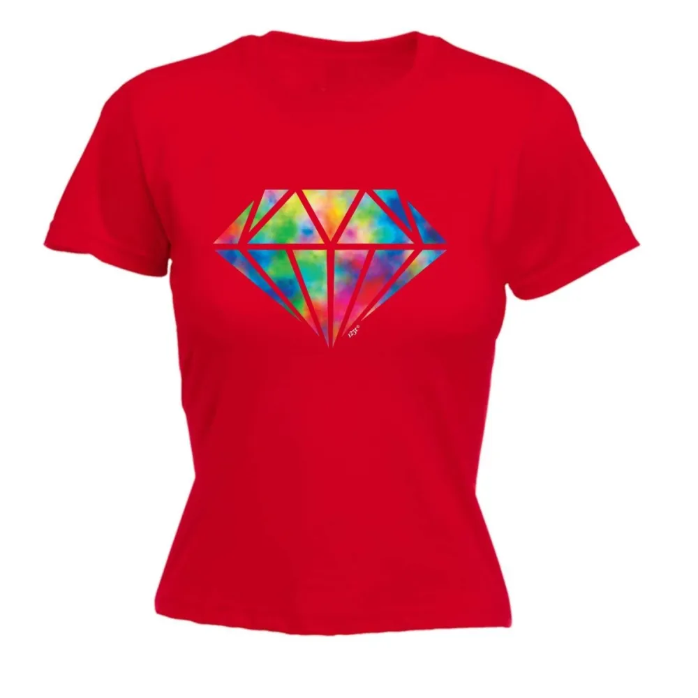 Acid Diamond Graphic Fitted Tee