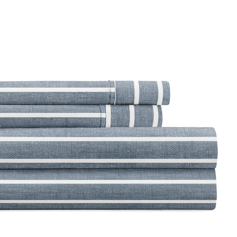 Distressed Awning Stripe Pattern Sheet Set
