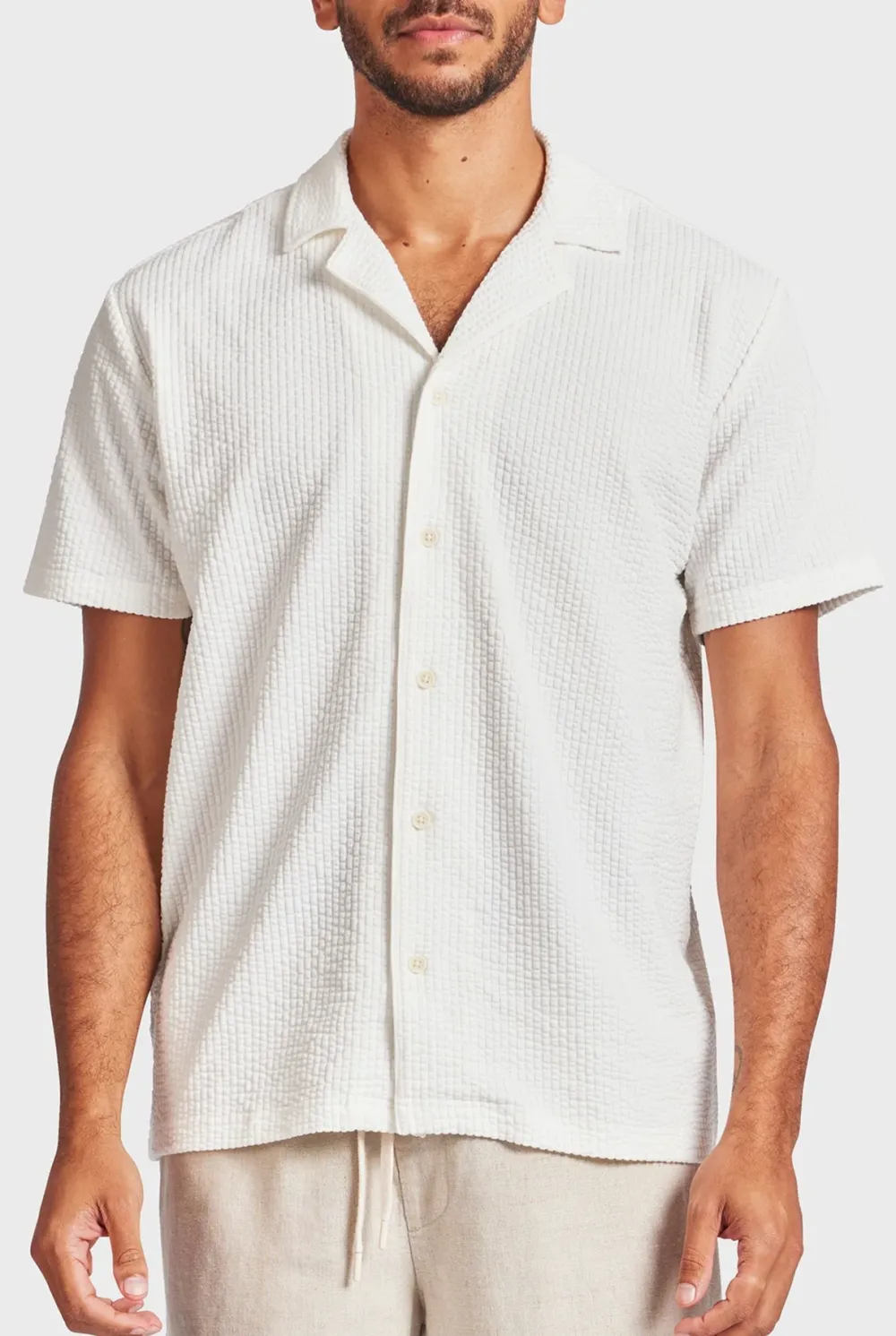 Casual Resort Short Sleeve Shirt-Seasponge