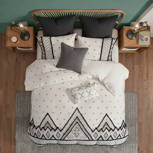 Chenille Diamond Bedding Set