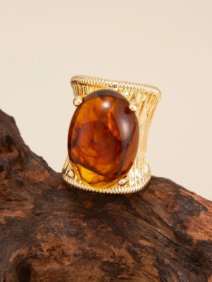 Isla Resin Gemstone Ring