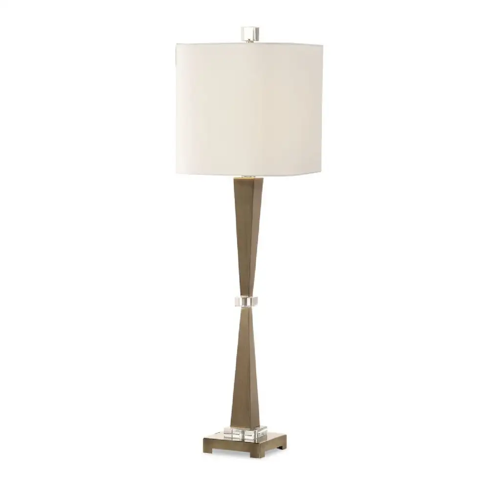 Tapered Steel Buffet Lamp