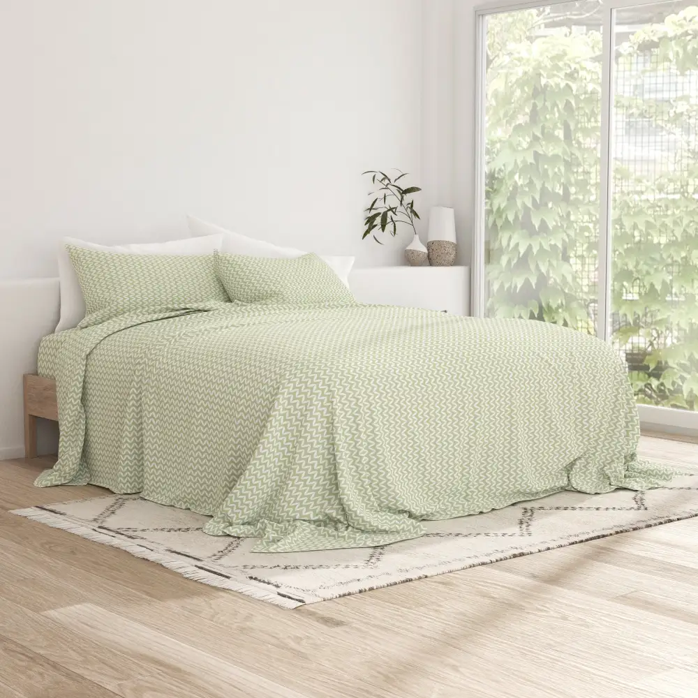 Puffed Chevron Pattern Sheet Set