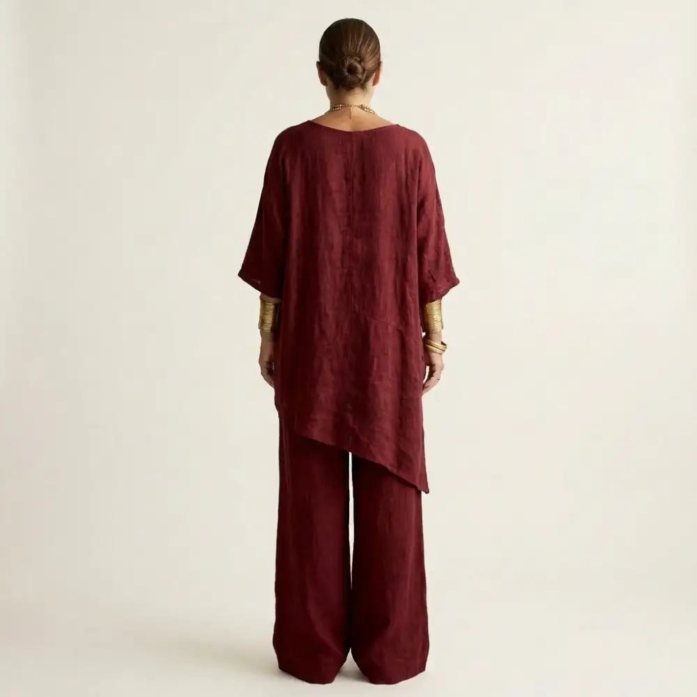 Shoyana | Asymmetric Linen Set