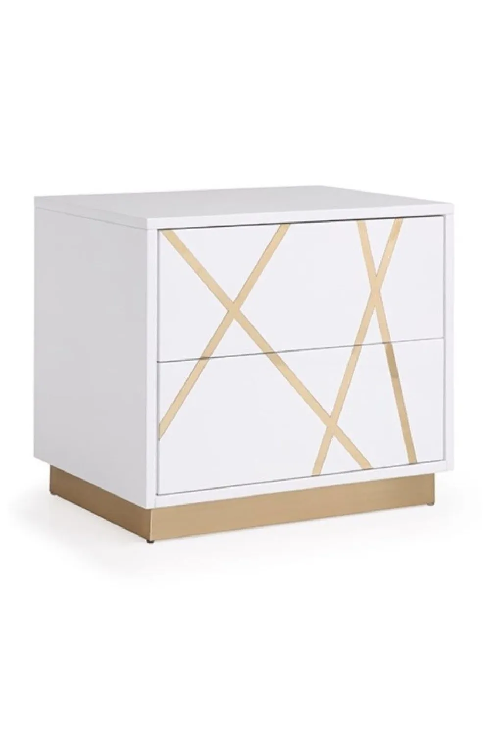 Woven Refined Storage Nightstand