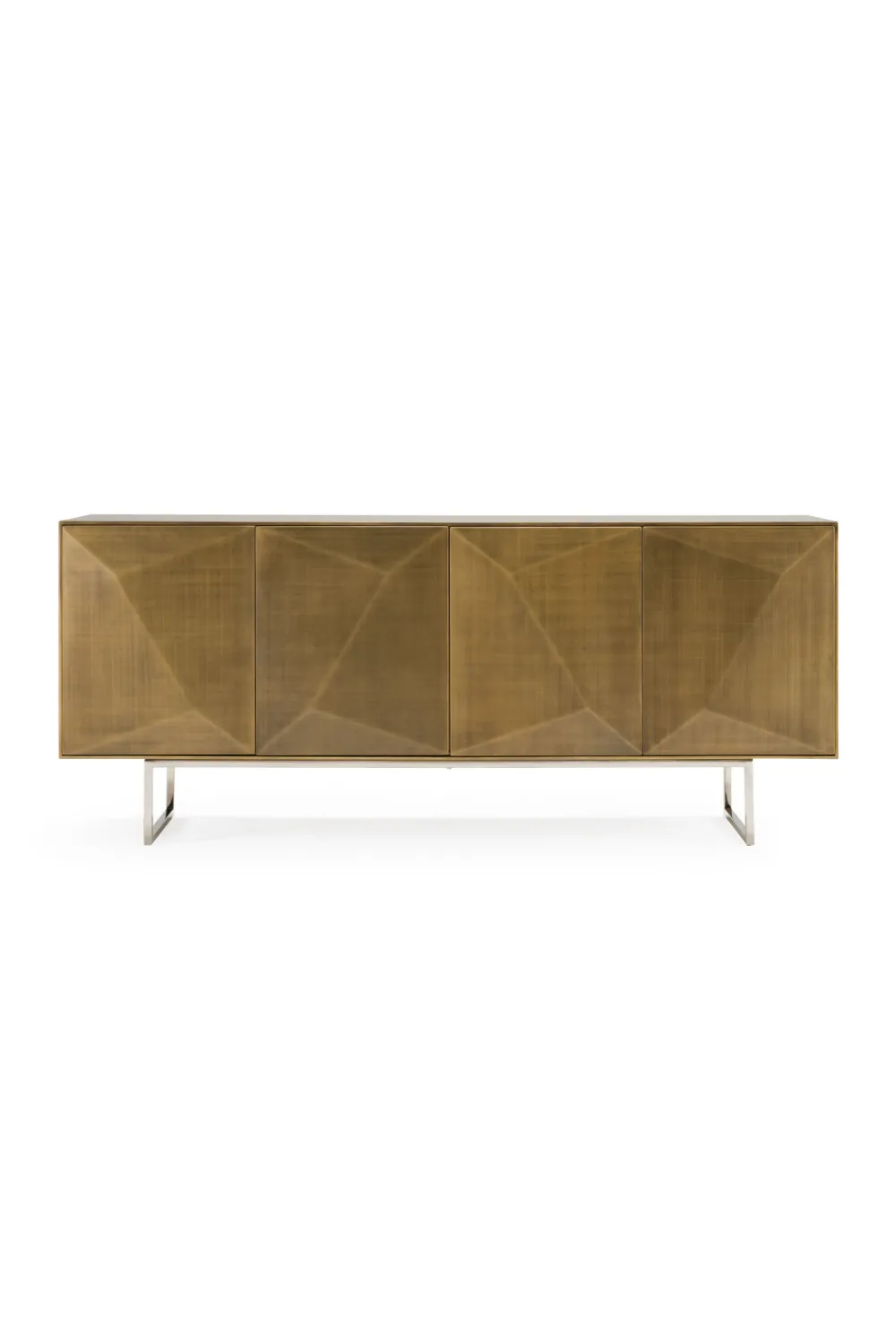 Curved Decorative Storage Sideboard