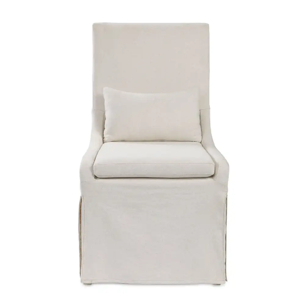 Slipcovered Accent Chair