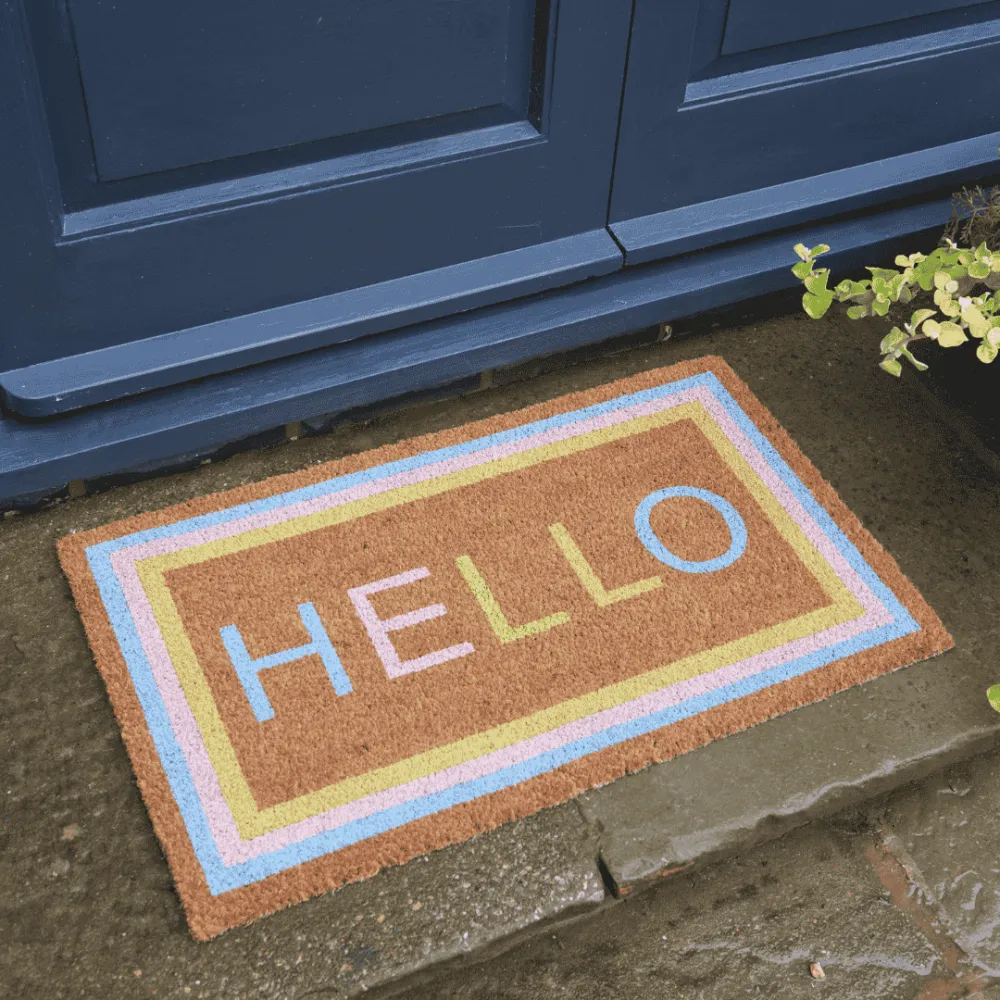 Coir Hello Coir Door Mat