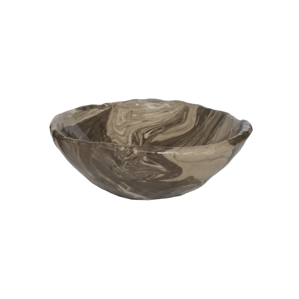 Dark Marble Bowl