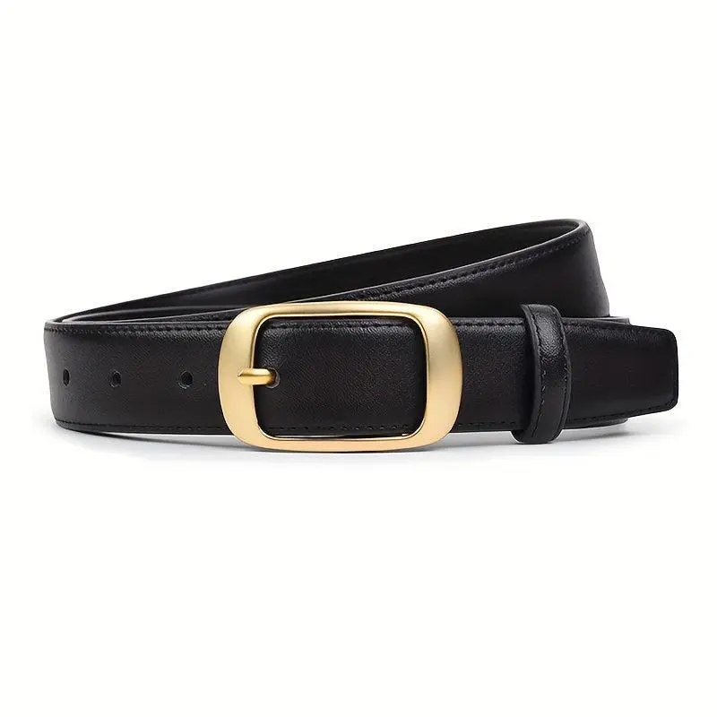 Pin Buckle Faux Leather Women's Waist Belt