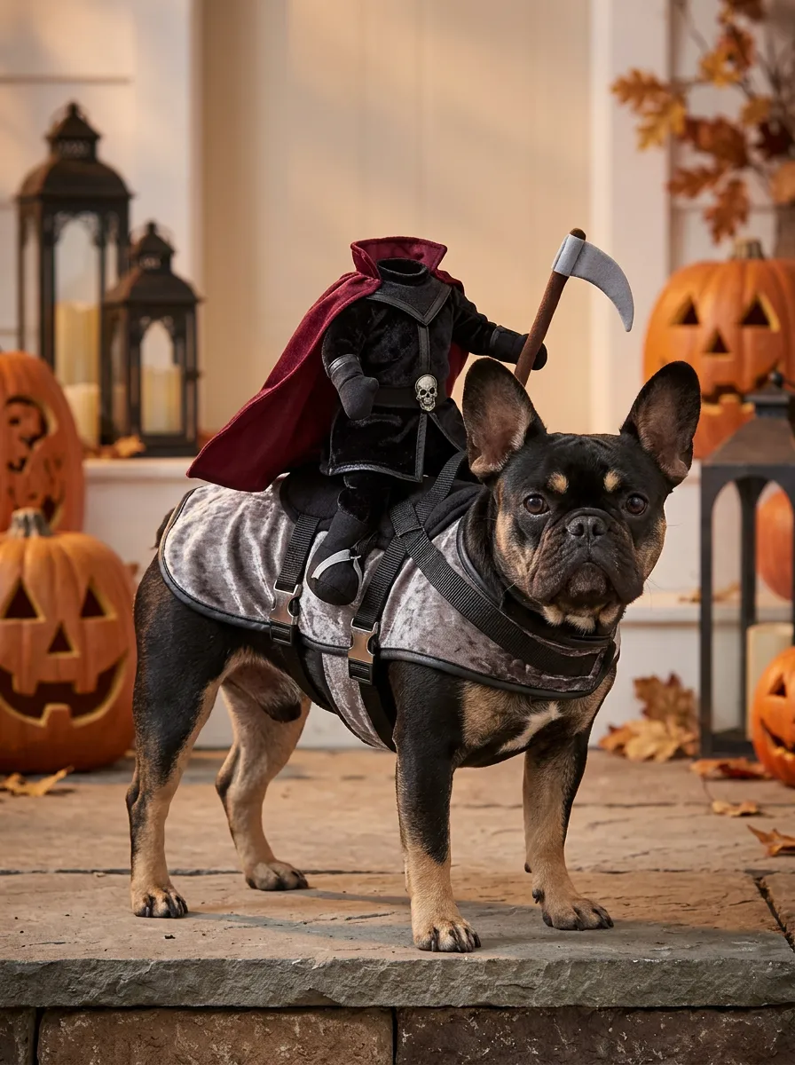 Grim Reaper Dog Costume