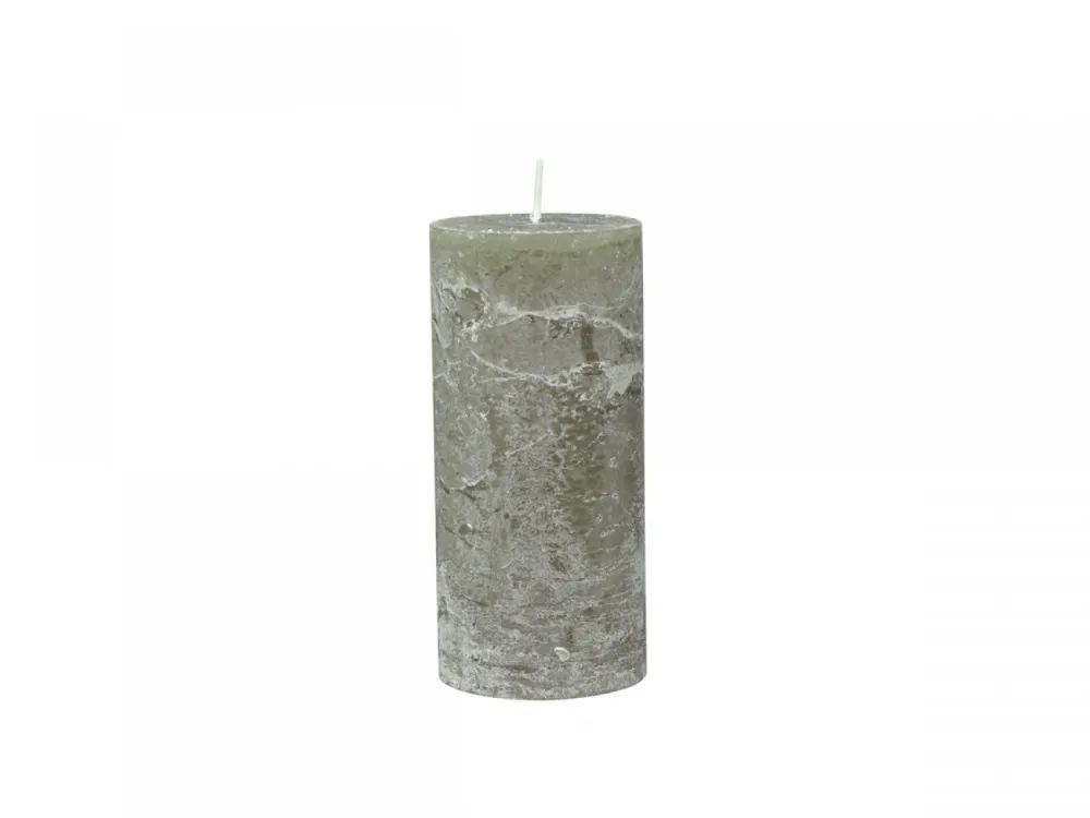 Tall Rustic Pillar Candle