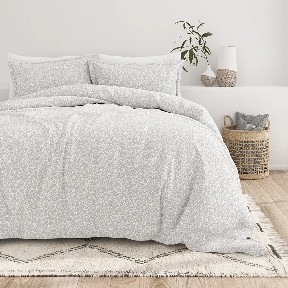 Trellis Vine Pattern Duvet Cover Set