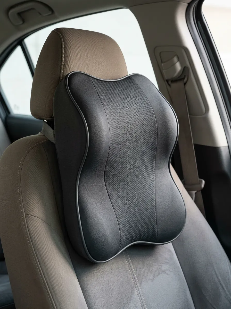 Ergonomic Memory Foam Car Neck Support Pillow