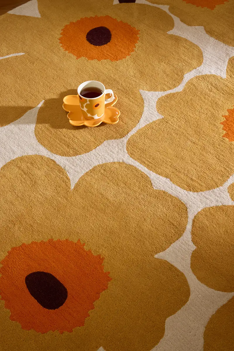 Wool Tufted Shag Layered Area Rug