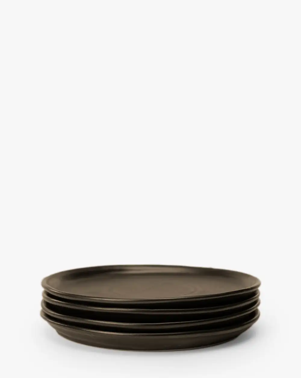 Reactive-Glaze Stoneware Side Plate Set