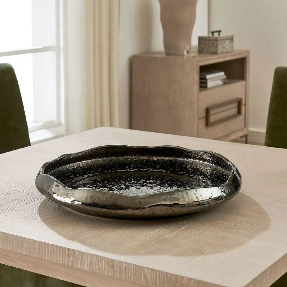 Pitted Earthenware Indoor Outdoor Bowl