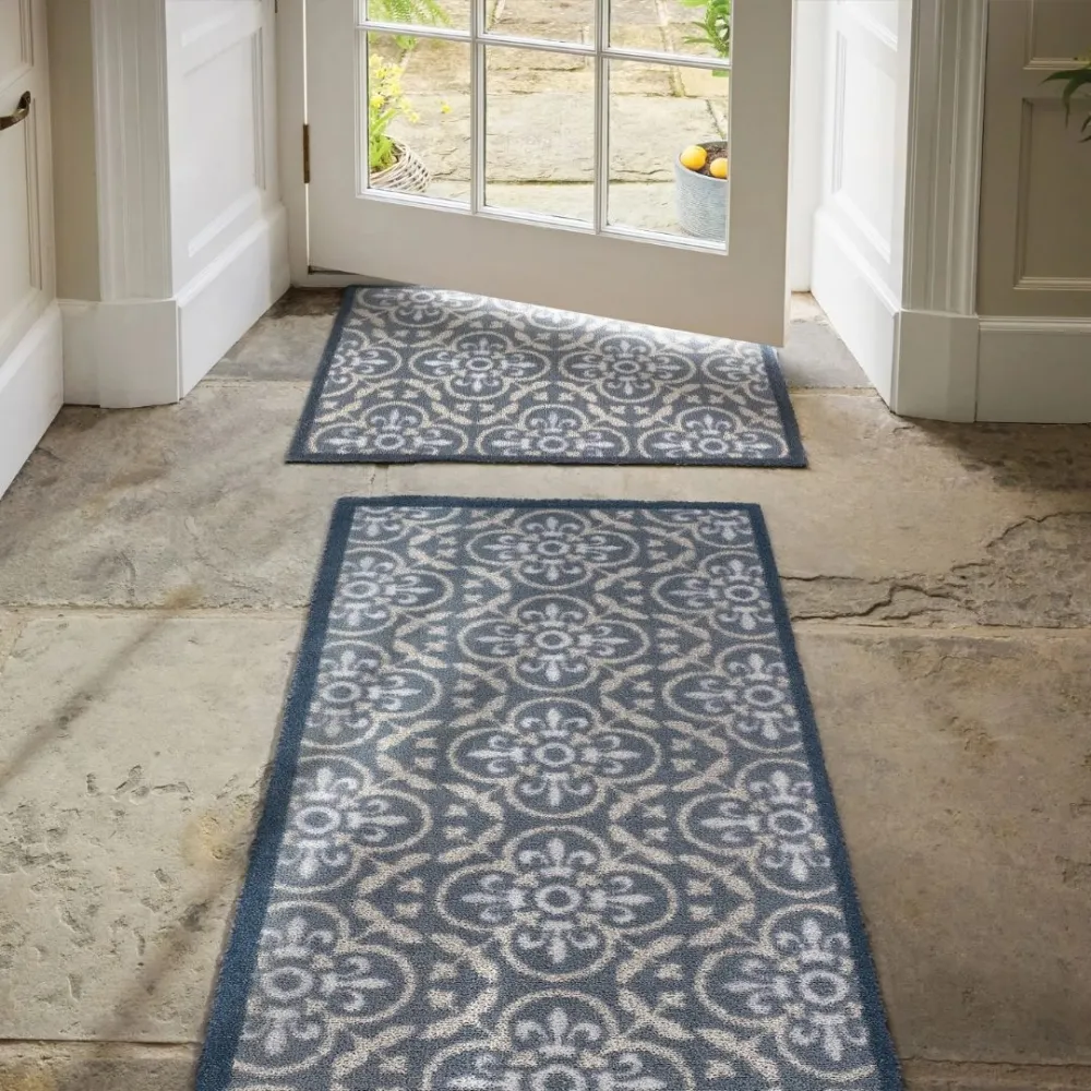 Heritage Pattern Washable Runner Rug