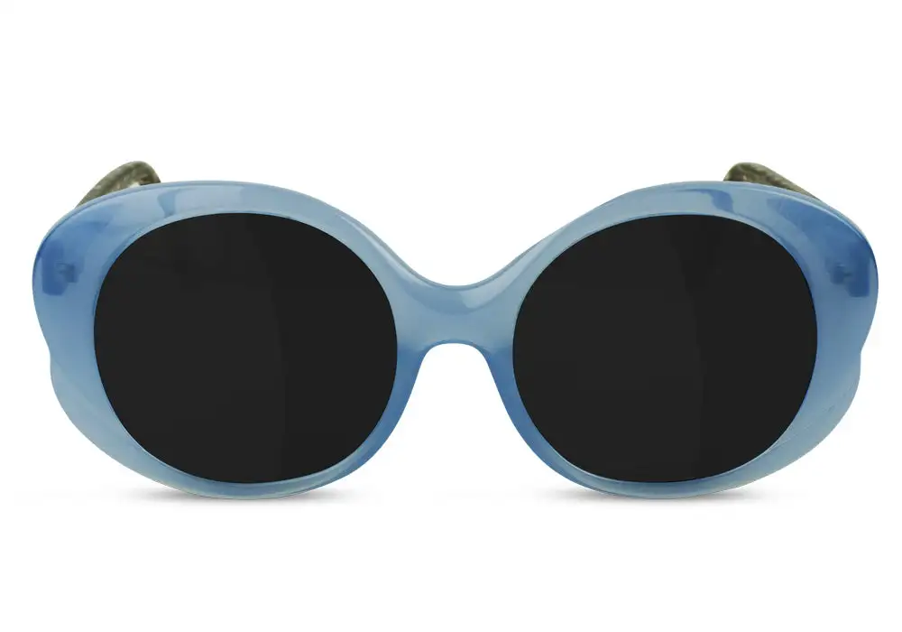 Modern Acetate Polarized Spring-Hinge Sunglasses