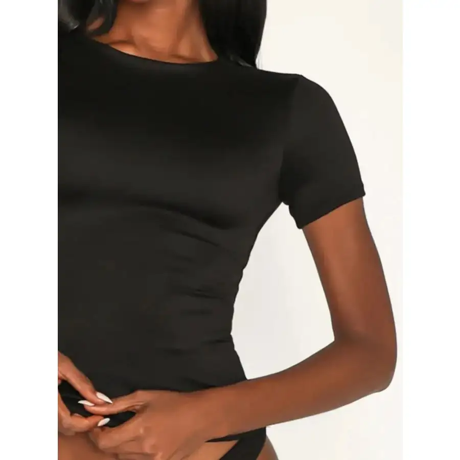 Women's Short-Sleeve Swim Top
