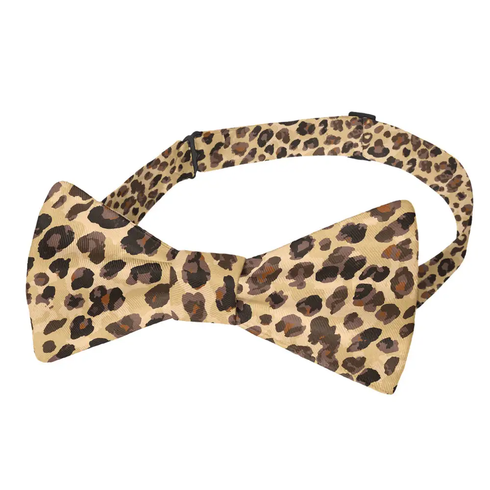 Cheetah Pattern Bow Tie