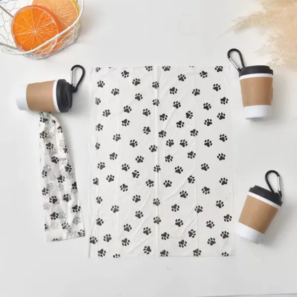 Coffee Cup Design Dog Poop Bag Holder