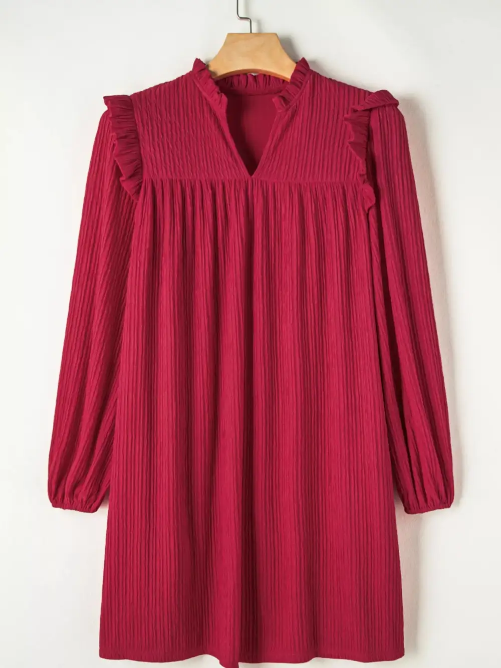 Textured Lightweight Feel Mini Dress