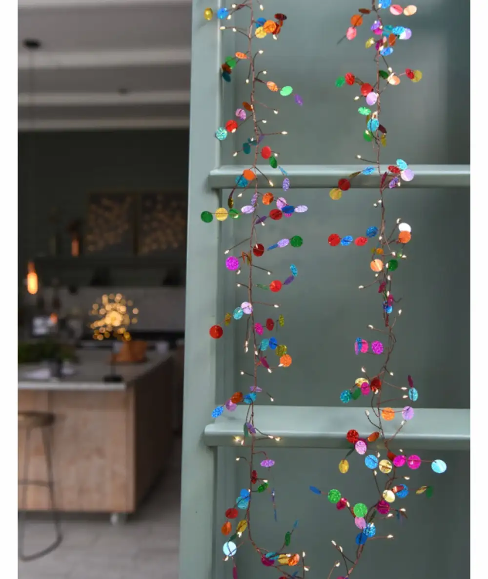 Refined Confetti Decorative String Lights