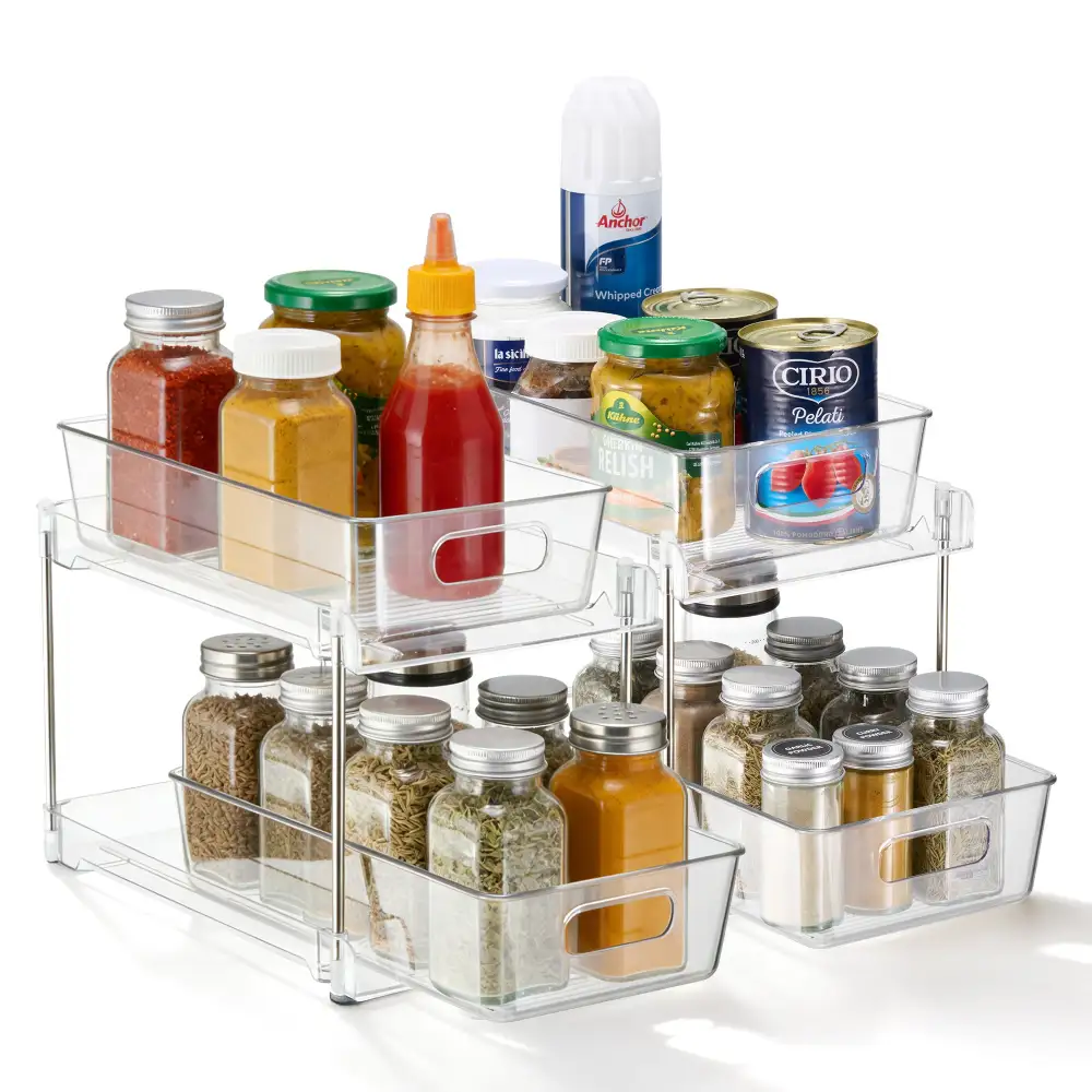 Tier Pull Out Kitchen Organizers