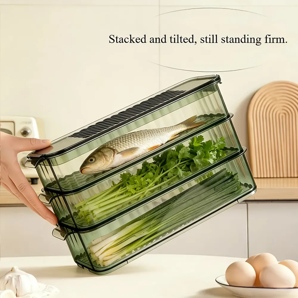 3 Pcs Kitchen Spice Organizer Box