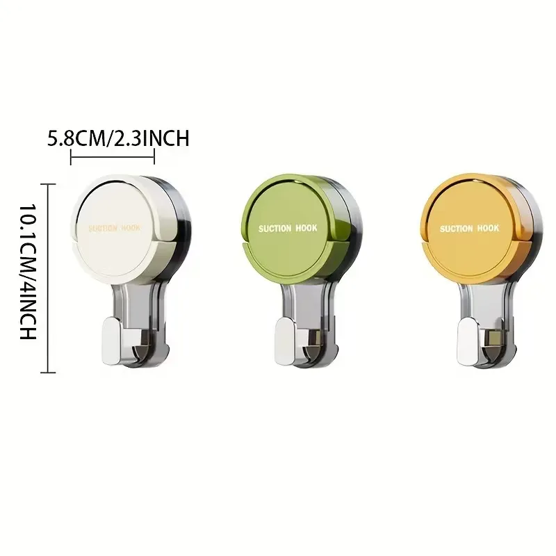 Assorted Color Suction Cup Hook