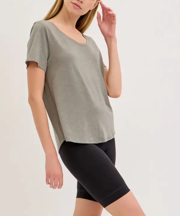Bamboo Cotton Top Tee