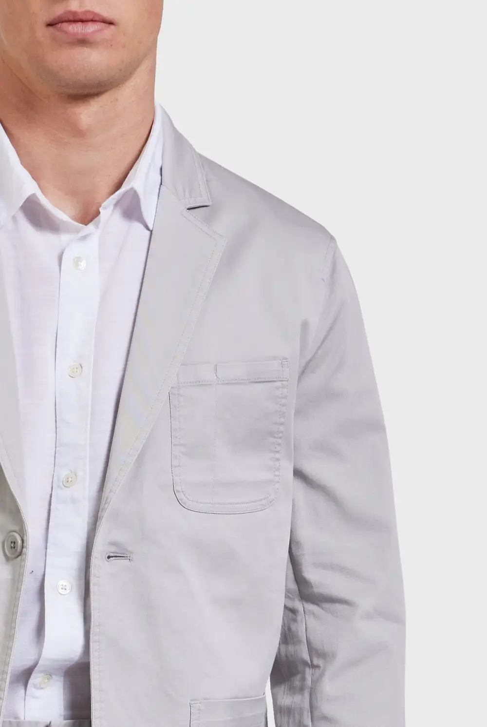 Minimalist Unstructured Casual Blazer Jacket
