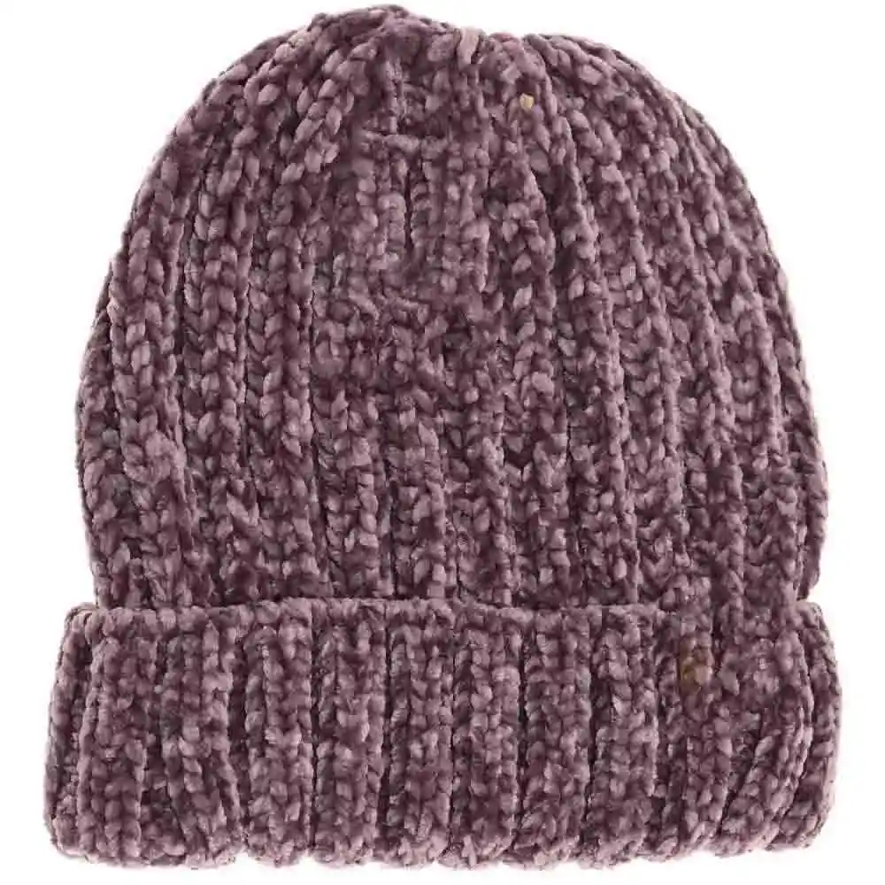 Ribbed Chenille Beanie